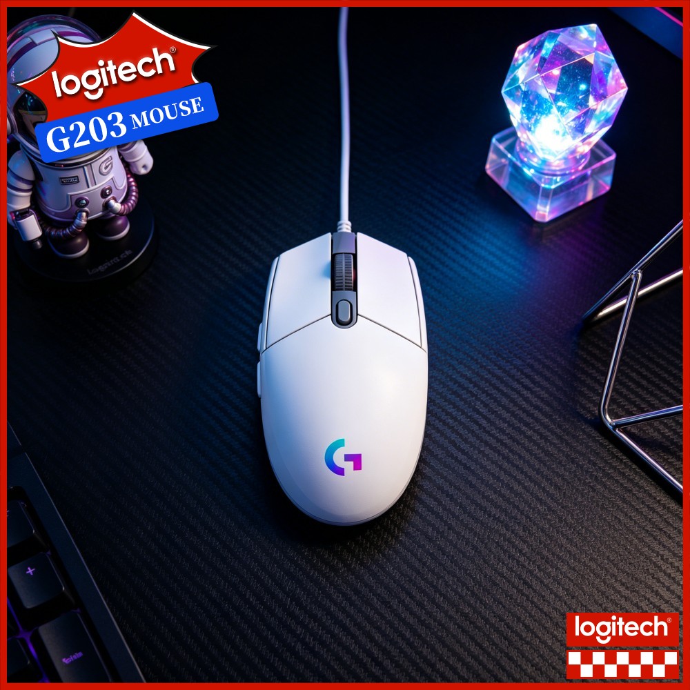 Logitech Mouse G203 - Mouse da Gaming Cablato Logitech G203,