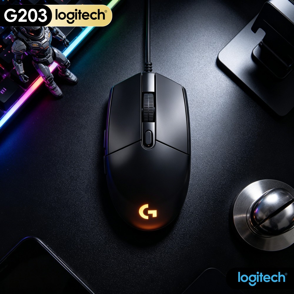 Logitech Mouse G203 - Mouse da Gaming Cablato Logitech G203,