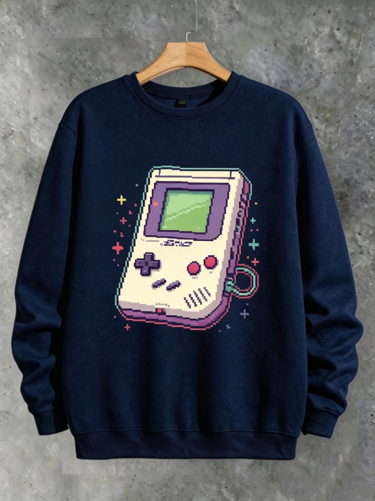 Retro Gaming Shops - Felpa da uomo con stampa retrò