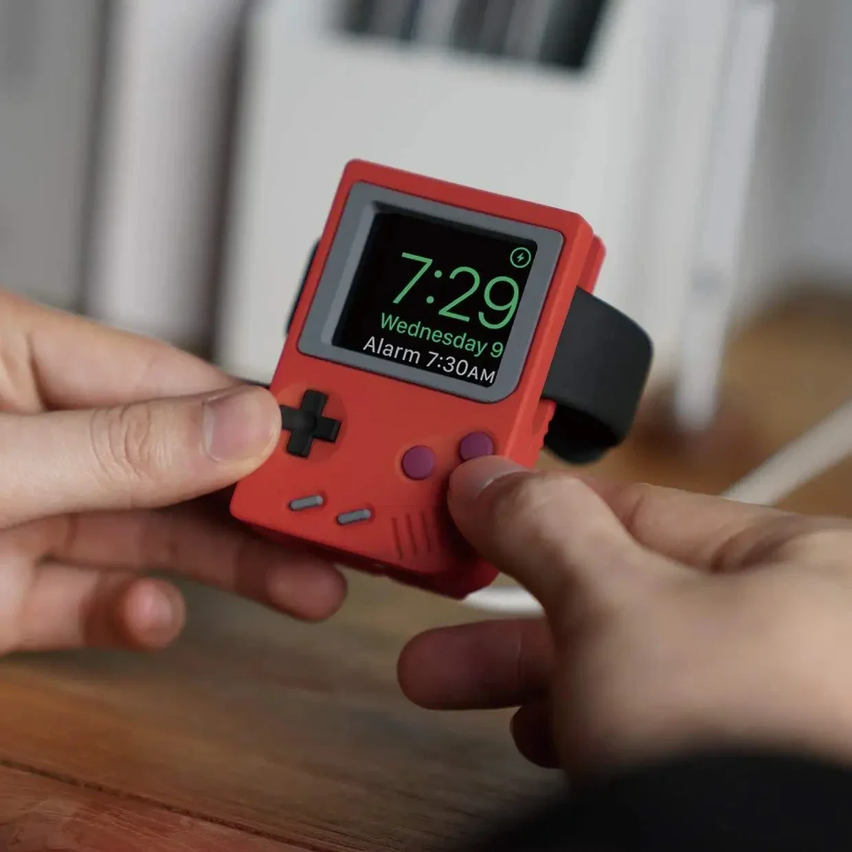 Retro Gaming Box - Supporto in Silicone per Caricabatterie IWatch,