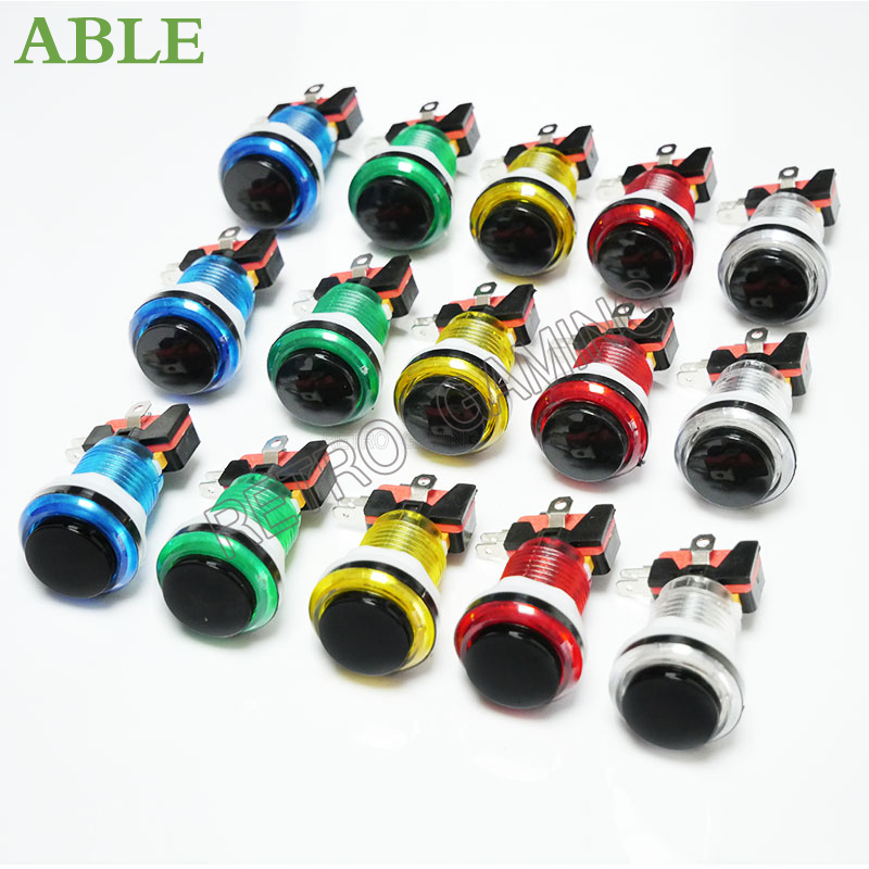 Retro Gaming Store - 12 pz 6 Colori Arcade LED