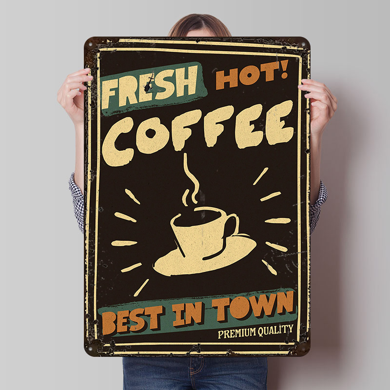 Retro Gaming Shops - Poster Vintage per Caffetteria, Insegne in