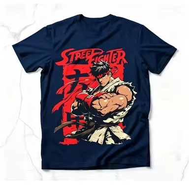 T-shirt da uomo Street Fighter - Retro Gaming Shops recensione e prezzo