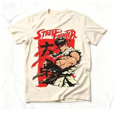 T-shirt da uomo Street Fighter - Retro Gaming Shops recensione e prezzo