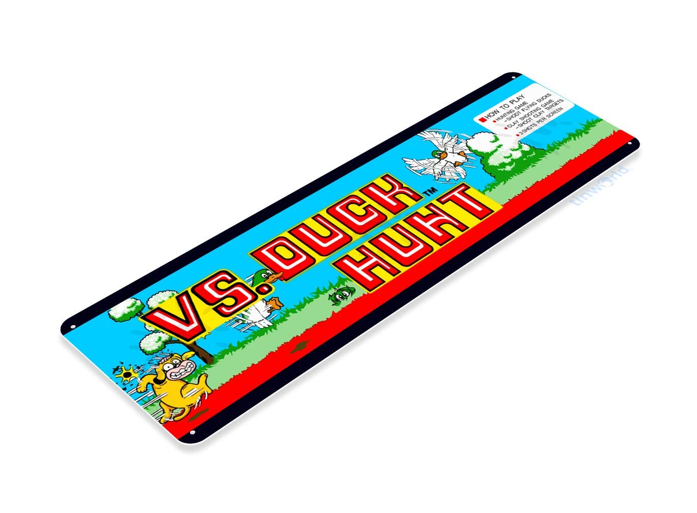 Targa in latta Duck Hunt Arcad - Retro Gaming Shops recensione e prezzo