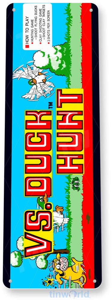 Targa in latta Duck Hunt Arcad - Retro Gaming Shops recensione e prezzo