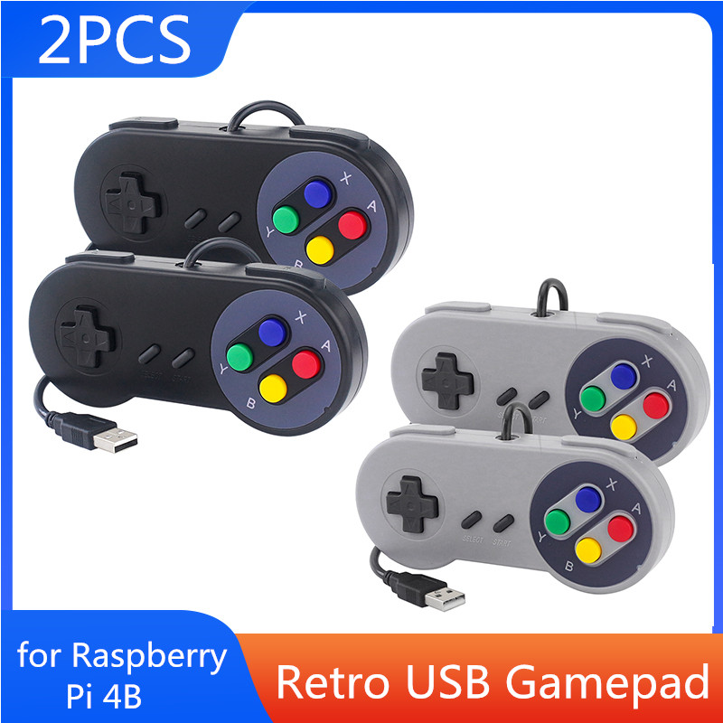 Gamepad USB da 2 pezzi Joystic - Retro Gaming Raspberry Pi 4 recensione e prezzo