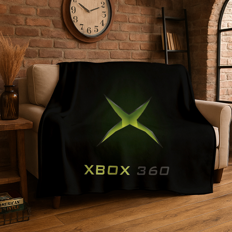 Coperta in flanella con logo r - Retro Gaming Logo recensione e prezzo