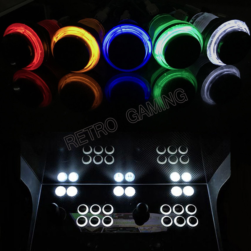 12 pz 6 Colori Arcade LED Puls - Retro Gaming Store recensione e prezzo